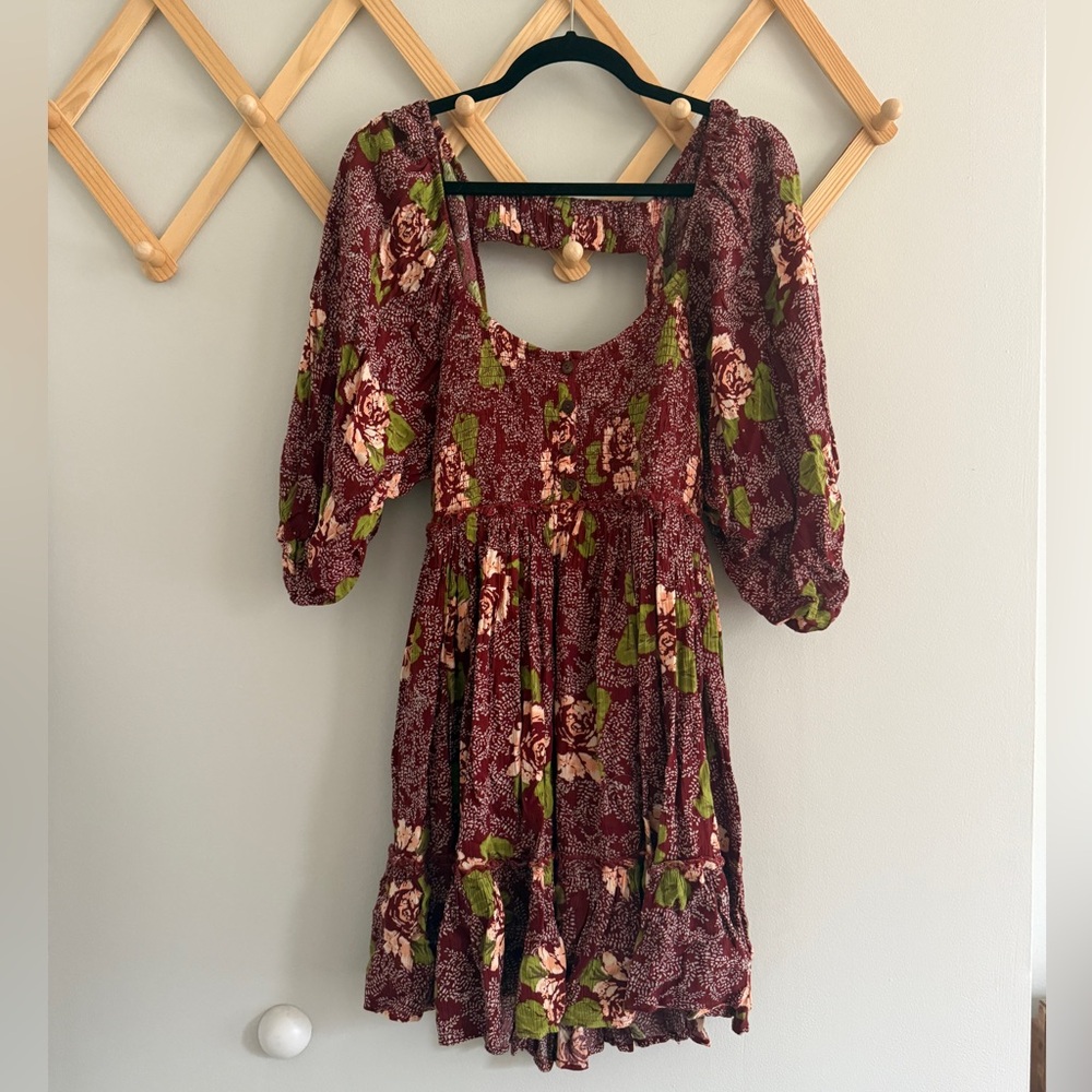 Free People Summer Picnic Mini Dress